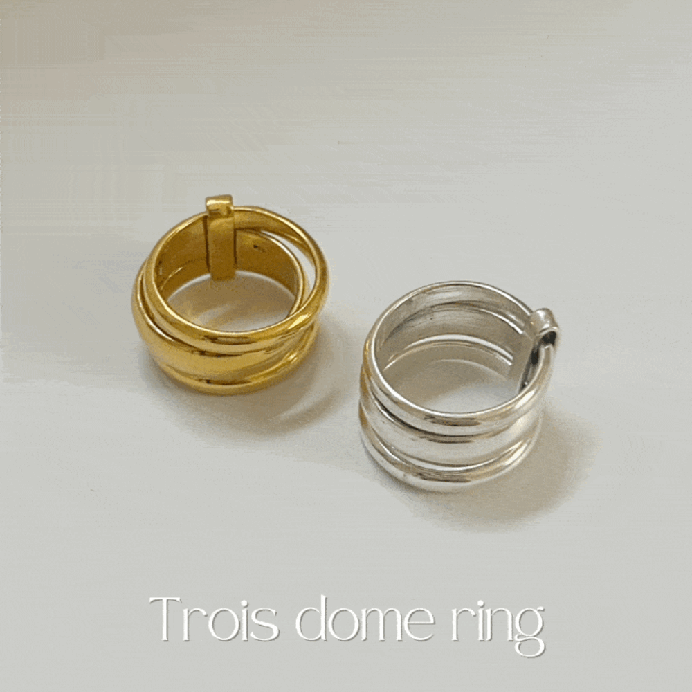 Trios dome rings