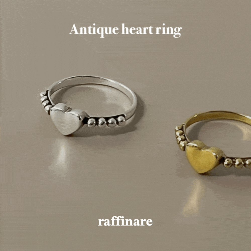 Antique heart ring