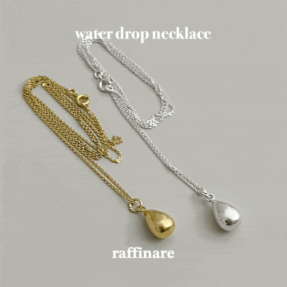 water drop necklace