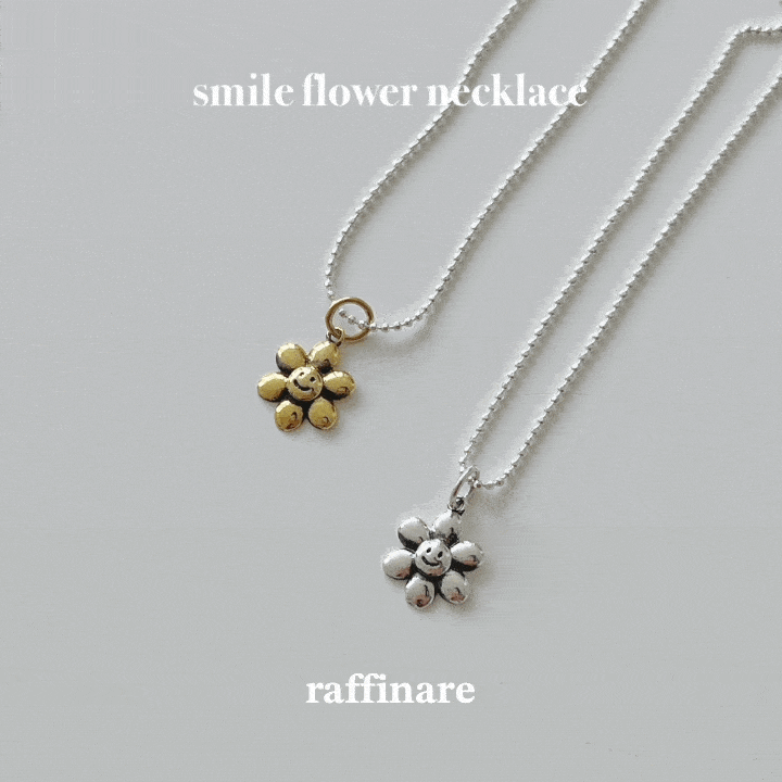 smile flower necklace